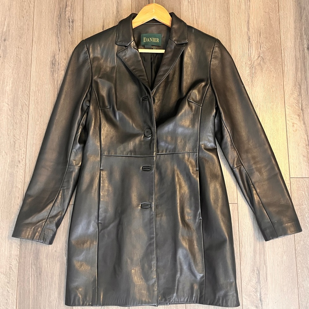 Genuine Leather Coat by Danier